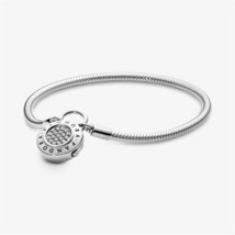 925 Silver Pandora Padlock Bracelet, Exquisite Bracelet, Gift For Her - £16.68 GBP