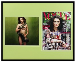 Rachel Weisz Signed Framed 2008 Vogue 16x20 Magazine Cover Display - £118.67 GBP