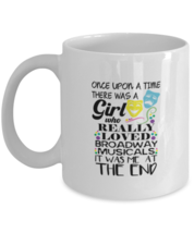 Coffee Mug Funny Girl Who Really Loved Broadway  - £11.94 GBP
