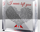 Red Cardinal Acrylic Sympathy Gifts I Never Left You Memorial Bereavemen... - $21.51