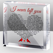 Red Cardinal Acrylic Sympathy Gifts I Never Left You Memorial Bereavement Gifts  - £16.99 GBP