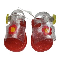 Disney Store Girls Sandals Size M (6-12) Jelly Winnie the Pooh Glittery Buckle - £3.96 GBP