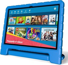 NOBKLEN Kids Tablet 10 Inch, Android 13, 4GB+64GB, 8-Core CPU, WiFi 6, 1... - £158.08 GBP+