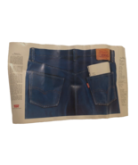 Levi&#39;s Blue Jeans 1980 Book Cover Schools Subject Set of 2 Vintage 22&quot; x... - $10.76