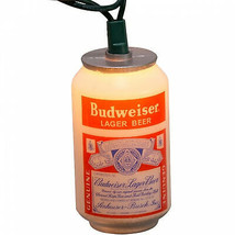 Budweiser Vintage Budweiser Can 10-Light Set Multi-Color - £29.30 GBP