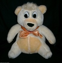 11&quot; Vintage Superior Toy &amp; Novelty White Teddy Bear Stuffed Animal Plush Yogi - £22.69 GBP