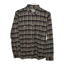 Everlane The Brushed Flannel Beech Plaid Shirt Men&#39;s Size Medium Multico... - $346.73 MXN