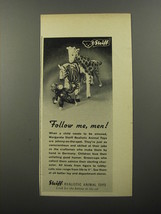 1956 Steiff Animal Toys Ad - Follow me, men - £14.78 GBP