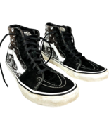 Vans Sk8-Hi Bandana Skulls Print Black/White Skate Shoes Unisex M9/W10.5 - $46.71 CAD