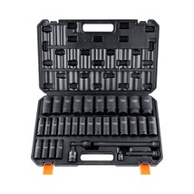 VEVOR 1/2" Drive Deep Impact Socket Set, 34pcs Socket Set Metric (8-36mm) 6 Poin - $2,429.61 MXN