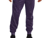 Under Armour Men&#39;s Armour Fleece Jogger Pants in Twilight Purple/Black-L... - £28.89 GBP