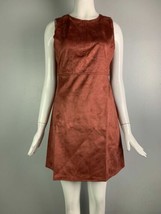 NWT ONLY Womens Frankie Faux Suede Mini Dress Marsala EU Size 40 - £14.88 GBP