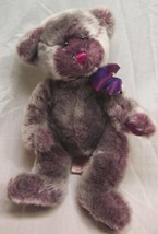 Russ Iris The Pretty Purple Magenta Teddy Bear 10&quot; Plush Stuffed Animal Toy - £15.57 GBP