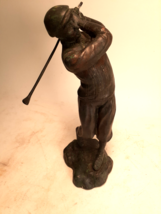 Vintage Bronze Statue of A Golfer, Believed to be Harry Varden, 1920&#39;s(?) - £96.13 GBP