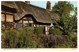Anne Hathaway&#39;s Cottage Stratford Upon Avon Postcard - £7.10 GBP