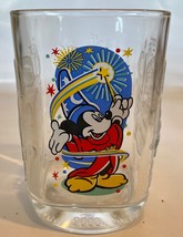 McDonald&#39;s Disney Millenium EPCOT Glass Vintage 2000 ~ Mickey Wizard Gra... - £7.80 GBP