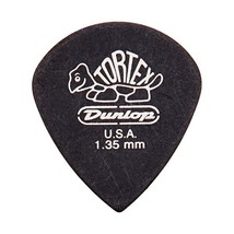 Jim Dunlop 482P 1.35mm Tortex Pitch Jazz III Guitar Pick - Black (Pack of 12)  - $18.00