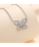925 Sterling Silver Moissanite Pendent 925 Silver Diamond Pendent Gift F... - $348.79 CAD