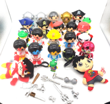 22 Ryan&#39;s World Mystery Figures two plush keychains &amp; weapons 2018 Boxed - £15.20 GBP