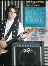 Pat Buchanan (Taylor Dayne Band) 1990 Peavey Bandit 112 Amp advertisemen... - £3.09 GBP