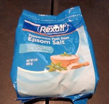 Rexall Peppermint Foot Soak Epsom Salt  2 Lb. (P0) - £11.66 GBP