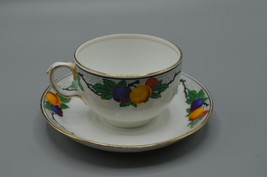 Ye Olde English Grosvenor China  Teacup Saucer Jackson &amp; Gosling Longton England - £22.65 GBP