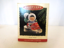 Hallmark Artist Ed Seale Signed 1995 Frosty Friends Keepsake Ornament in Box - £9.47 GBP