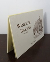 Winston Old Salem North Carolina, Winkler Bakery Moravian Recipe Postcard Book - £12.53 GBP