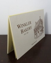 Winston Old Salem North Carolina, Winkler Bakery Moravian Recipe Postcard Book - £11.95 GBP