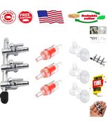 3-Way Air Valve and Non-Return Check Valve Set with Suction Cups for Aqu... - $19.92 CAD
