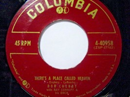Don Cherry-There&#39;s A Place Called Heaven / Fourteen Karat Gold-45rpm-1957-EX  - £11.90 GBP