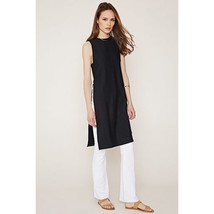 Forever 21 Contemporary Pinstriped HIGH-SLIT Tunic - £16.03 GBP