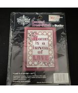 Bucilla Gallery of Stitches &quot;Home is a Haven&quot; Cross Stitch Kit Size 5 x ... - $163.81 MXN