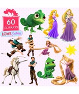 Rapunzel, Clipart Digital, PNG, Printable, Party, Decoration - £2.23 GBP