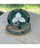 Lions Club Lapel Pin North York Trillium Lions Club Charter 1989 Small 1... - €22,36 EUR