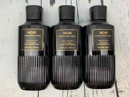 Men Noir 3 in 1 Hair Face Body Wash BBW 3 Bottles - £34.16 GBP