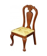 Dining Chair Gold Damask 1.754/3 Reutter Upholstered Dollhouse Miniature - $21.33