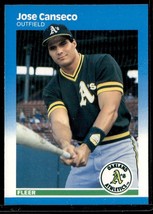 1987 Fleer #389 Jose Canseco Excellent / Raw - £7.74 GBP