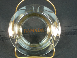 Vintage Ramada Inn Ash Tray Clean 4 1/8 inch Barware Mancave Back Porch - £4.77 GBP