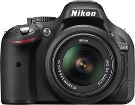 Black 18-55Mm F/3.5-5.6 Af-S Dx Vr Nikkor Zoom Lens For The Nikon D5200 24 Mp - £720.87 GBP