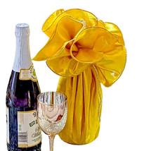 Wine Bottle Gift Bags 5/Lot Reusable Decorative Wrap Bags Party Favors W... - £12.74 GBP+