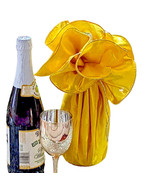 Wine Gift Bags 5Pcs Fabric Reusable Decorative Wrap Bags Party Favors We... - £11.87 GBP+