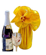 5Pcs Wine Gift Bags Reusable Fabric Decorative Wrap Bags Party Favors Ho... - £12.21 GBP+