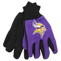 NFL Sport Utility Work Garden Gloves Adult Football Minnesota Vickings P... - $10.50