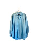 Ralph Lauren Men’s XL Blake Blue Button Down Shirt 100% Cotton Long Sleeve - €34,22 EUR