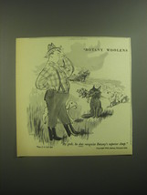 1945 Botany Woolens Ad - By gosh, he does recognize Botany's superior sheep - $18.49