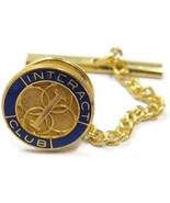 Interact I Club 1/10 10K Gold Filled Vintage Neck Tie Pin Tack Lapel - £42.06 GBP