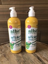 Alba Botanica Very Emollient Body Lotion Original All Day Hydration 12oz 2-Pack - £14.67 GBP