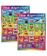 ABC Alphabet Poster Fully Laminated Teaching Tool Homeschooling Set of 2 - $14.80