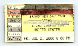 Sting Konzert Ticket Stumpf Juli 21 2000 Chicago Illinois - $39.59